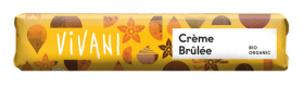 Baton mleczna czekolada z nadzieniem krem brulee BIO 40 g - VIVANI