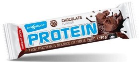 Baton proteinowy o smaku czekoladowym w polewie kakaowej bezglutenowy 50 g - MAXSPORT