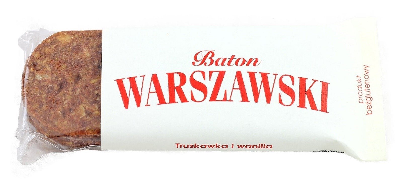 Baton truskawkowy z wanilią bezglutenowy 50 g - WARSZAWSKI