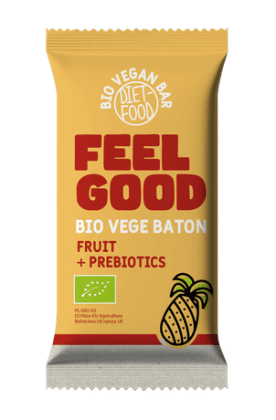 Baton z prebiotykiem feel good BIO 35 g - DIET-FOOD