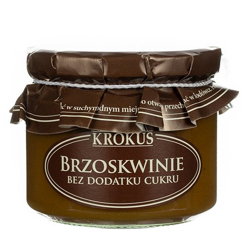 Brzoskwinie bez dodatku cukrów 310 g - KROKUS