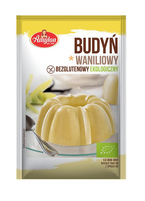 Budyń waniliowy bezglutenowy BIO 40 g - AMYLON