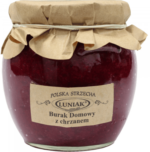 Buraczki domowe z chrzanem 480 g - LUNIAK