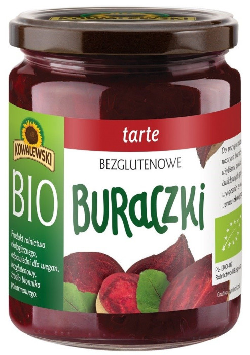Buraczki tarte bezglutenowe BIO 480 g - KOWALEWSKI