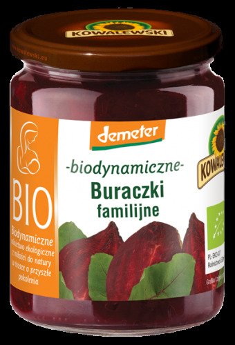 Buraczki tarte bezglutenowe demeter BIO 480 g - KOWALEWSKI