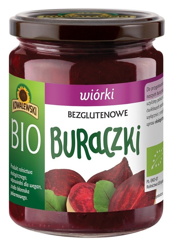 Buraczki wiórki bezglutenowe BIO 540 ml - KOWALEWSKI