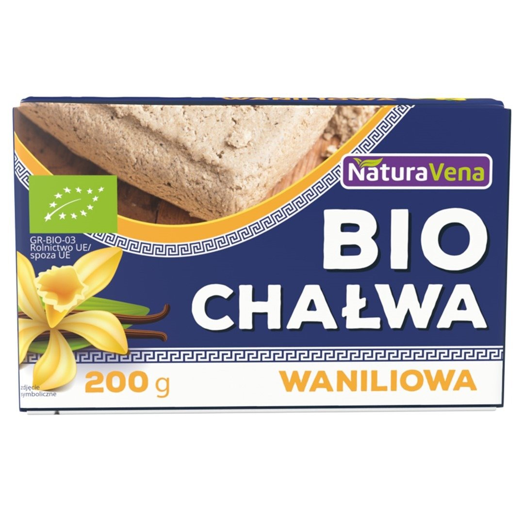 Chałwa o smaku waniliowym BIO 200 g - NATURAVENA