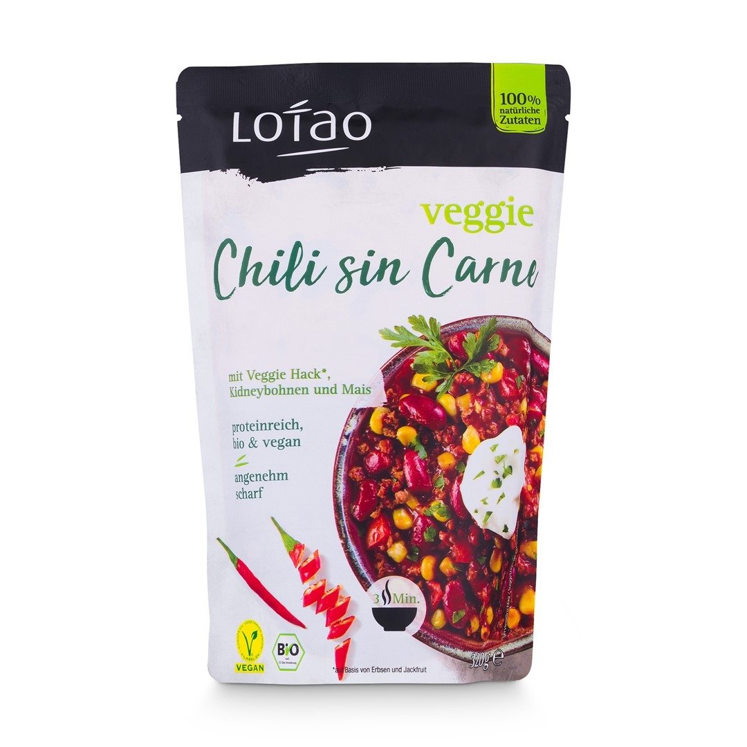 Chili sin carne wegańskie BIO 320 g -  LOTAO