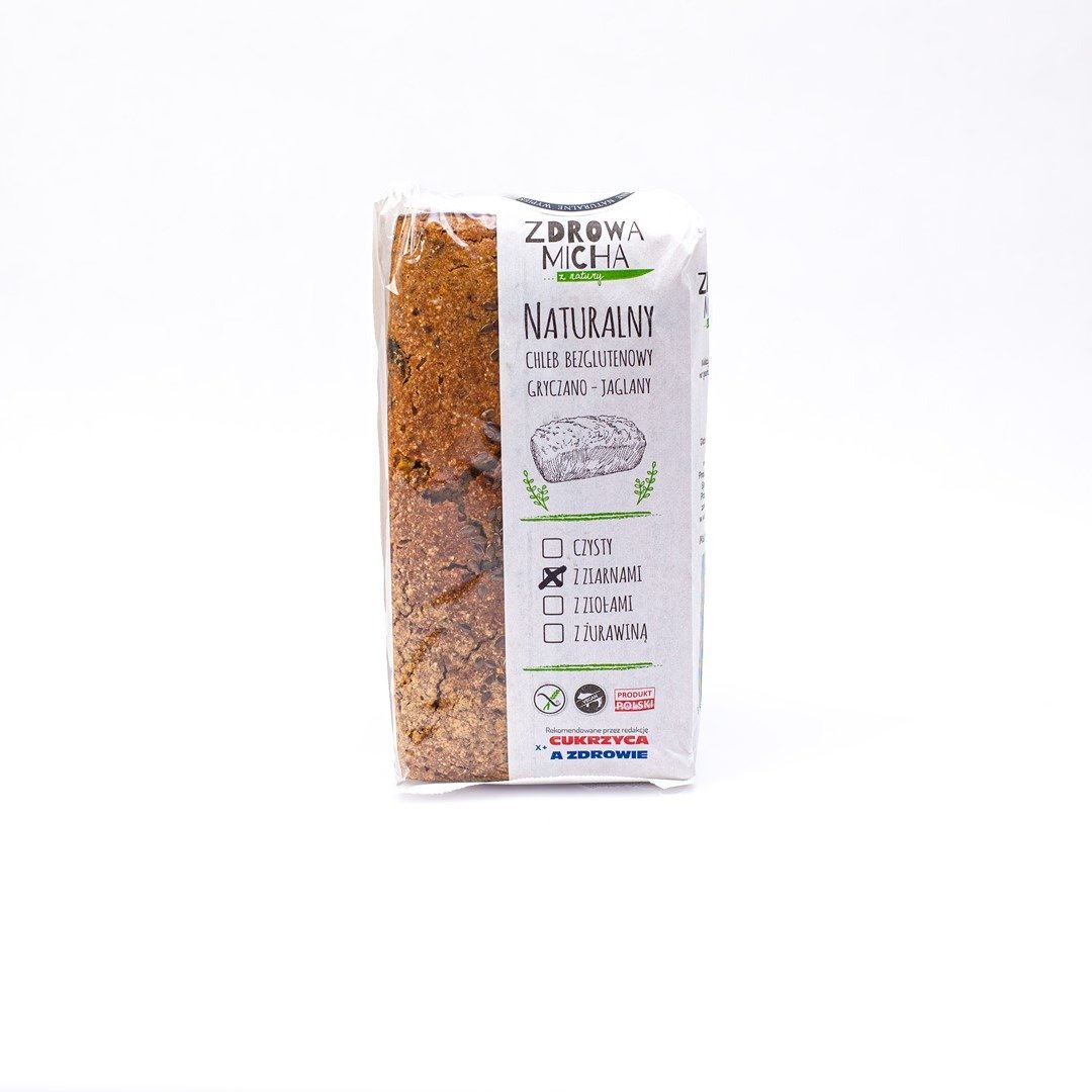 Chleb z ziarnami bezglutenowy 600 g - ZDROWA MICHA (NA ZAMÓWIENIE)
