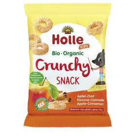 Chrupki ryż - soczewica o smaku jabłko - cynamon bez dodatku cukrów bezglutenowe BIO 25 g - HOLLE