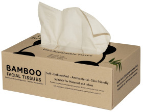 Chusteczki bambusowe 3 - WARSTWOWE 100 szt. (KARTON) - ZUZII