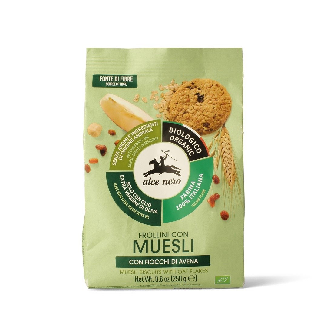 Ciastka musli BIO 250 g - ALCE NERO