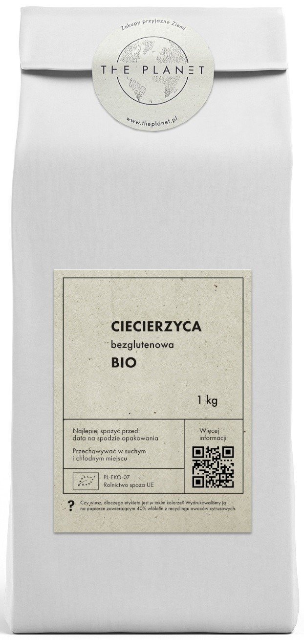 Ciecierzyca bezglutenowa BIO 1 kg - THE PLANET