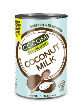 Coconut milk - napój kokosowy bez gumy guar (17 % tłuszczu) BIO 400 ml - COCOMI