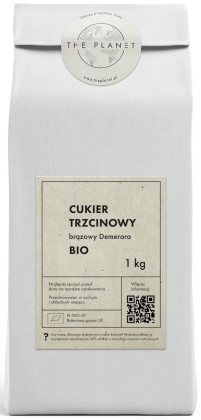 Cukier trzcinowy demerara BIO 1 kg - THE PLANET