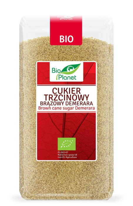 Cukier trzcinowy demerara BIO 500 g - BIO PLANET