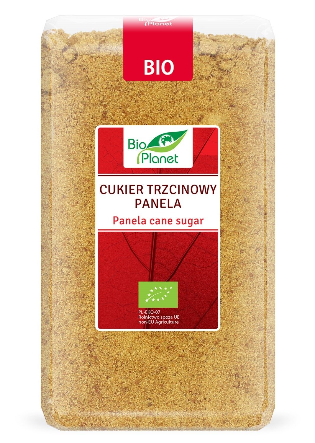 Cukier trzcinowy panela BIO 1 kg - BIO PLANET