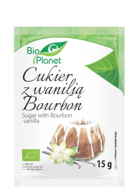 Cukier z wanilią bourbon BIO 15 g - BIO PLANET