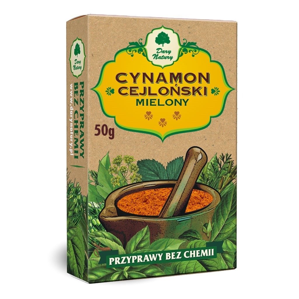 Cynamon cejloński mielony 50 g - DARY NATURY