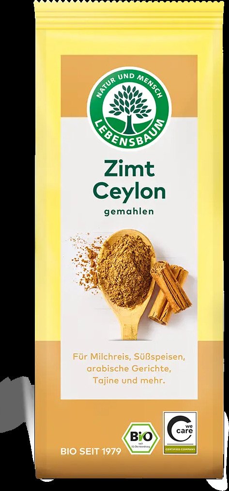 Cynamon cejloński mielony BIO 50 g - LEBENSBAUM