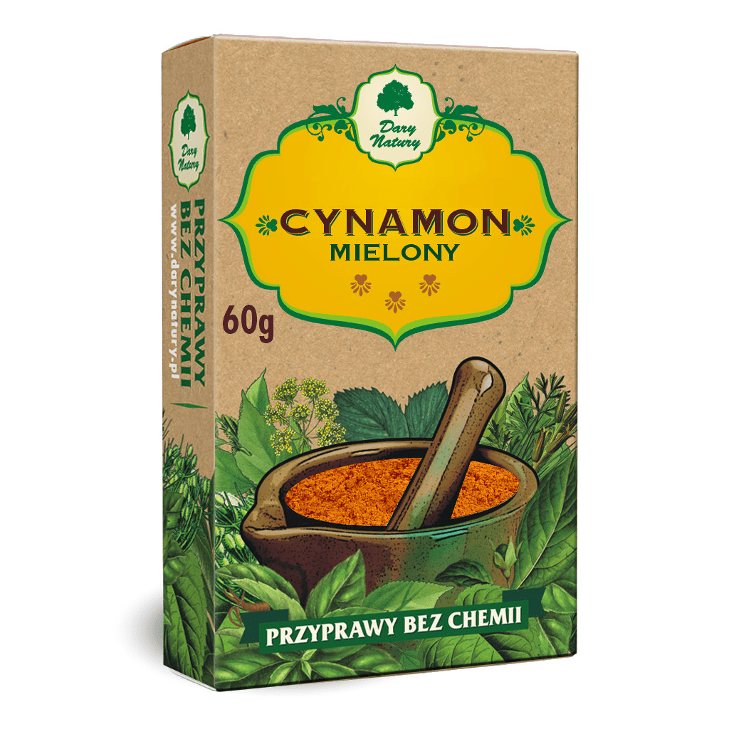 Cynamon mielony 60 g - DARY NATURY