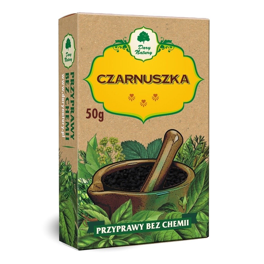 Czarnuszka bezglutenowa 50 g - DARY NATURY
