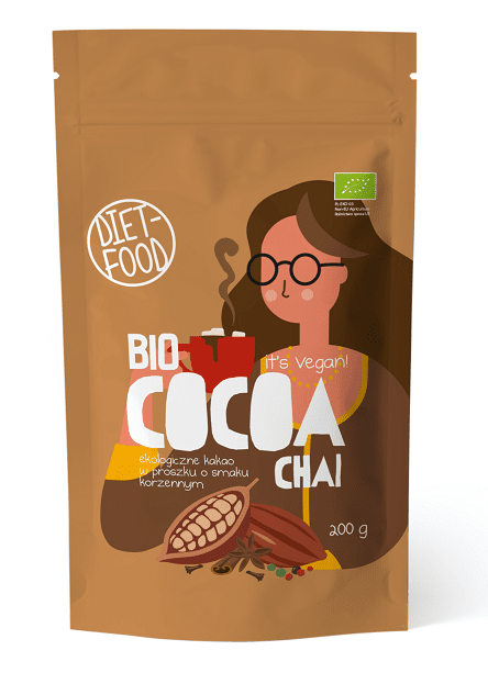 Czekolada do picia chai BIO 200 g - DIET-FOOD