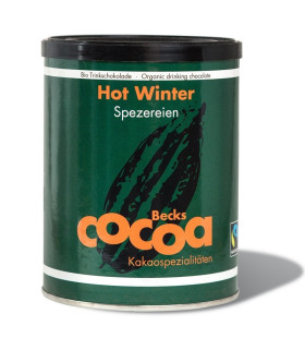 Czekolada do picia hot winter fair trade bezglutenowa BIO 250 g - BECKS COCOA