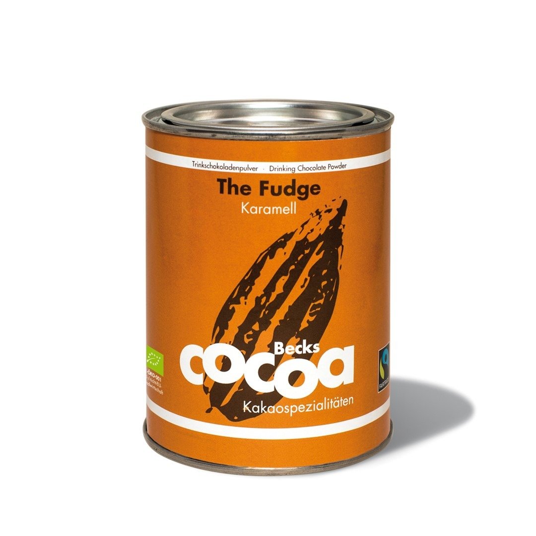 Czekolada do picia mleczny karmel bezglutenowa BIO 275 g - BECKS COCOA