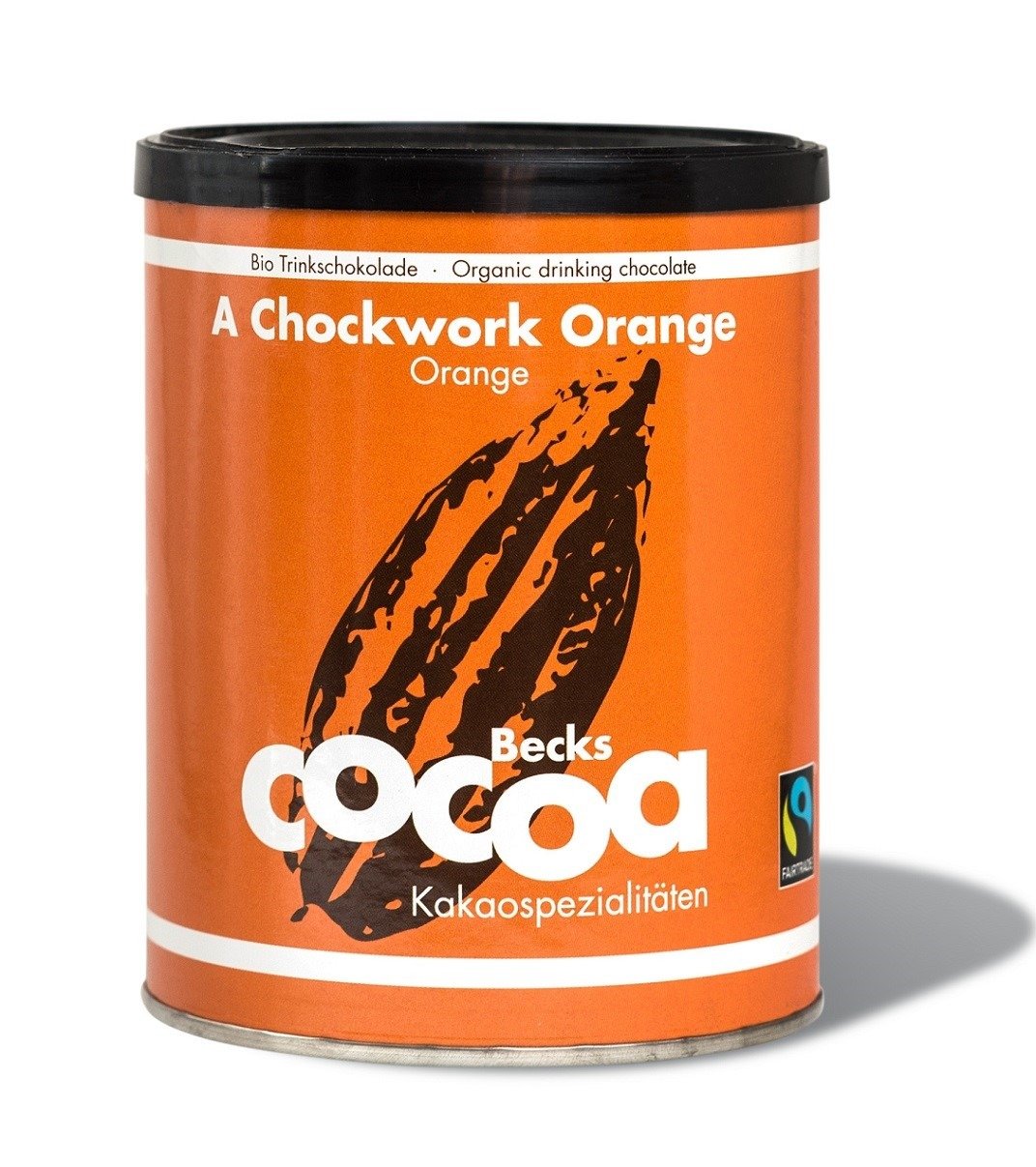 Czekolada do picia pomarańczowo - imbirowa bezglutenowa BIO 250 g - BECKS COCOA