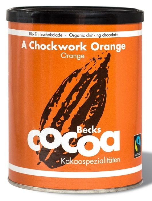 Czekolada do picia pomarańczowo - imbirowa bezglutenowa BIO 250 g - BECKS COCOA