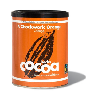 Czekolada do picia pomarańczowo - imbirowa fair trade bezglutenowa BIO 250 g - BECKS COCOA