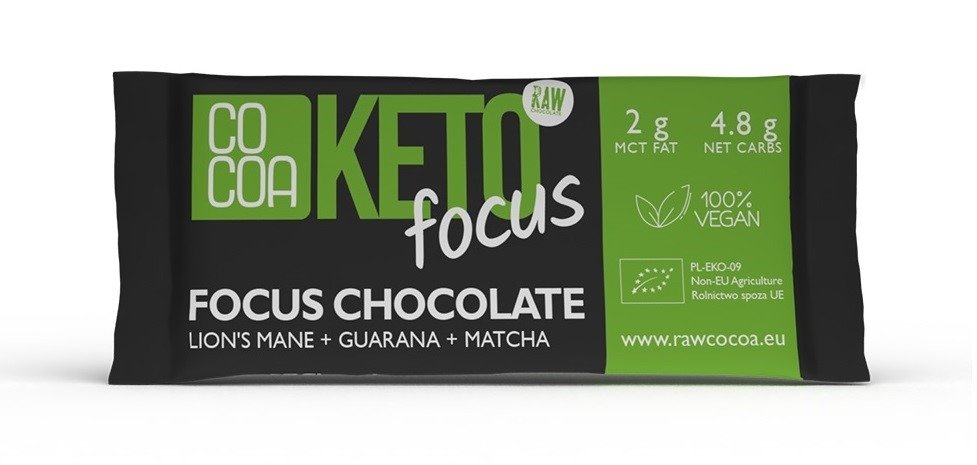 Czekolada focus keto BIO 40 g - COCOA