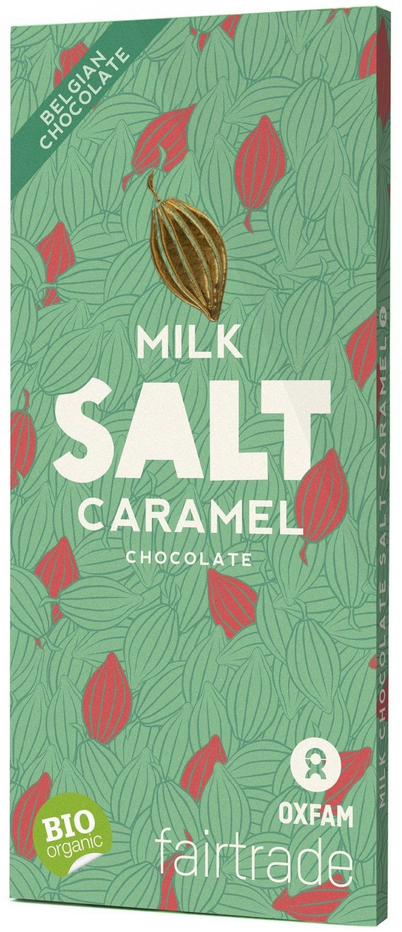 Czekolada mleczna ze słonym karmelem fair trade BIO 100 g - OXFAM