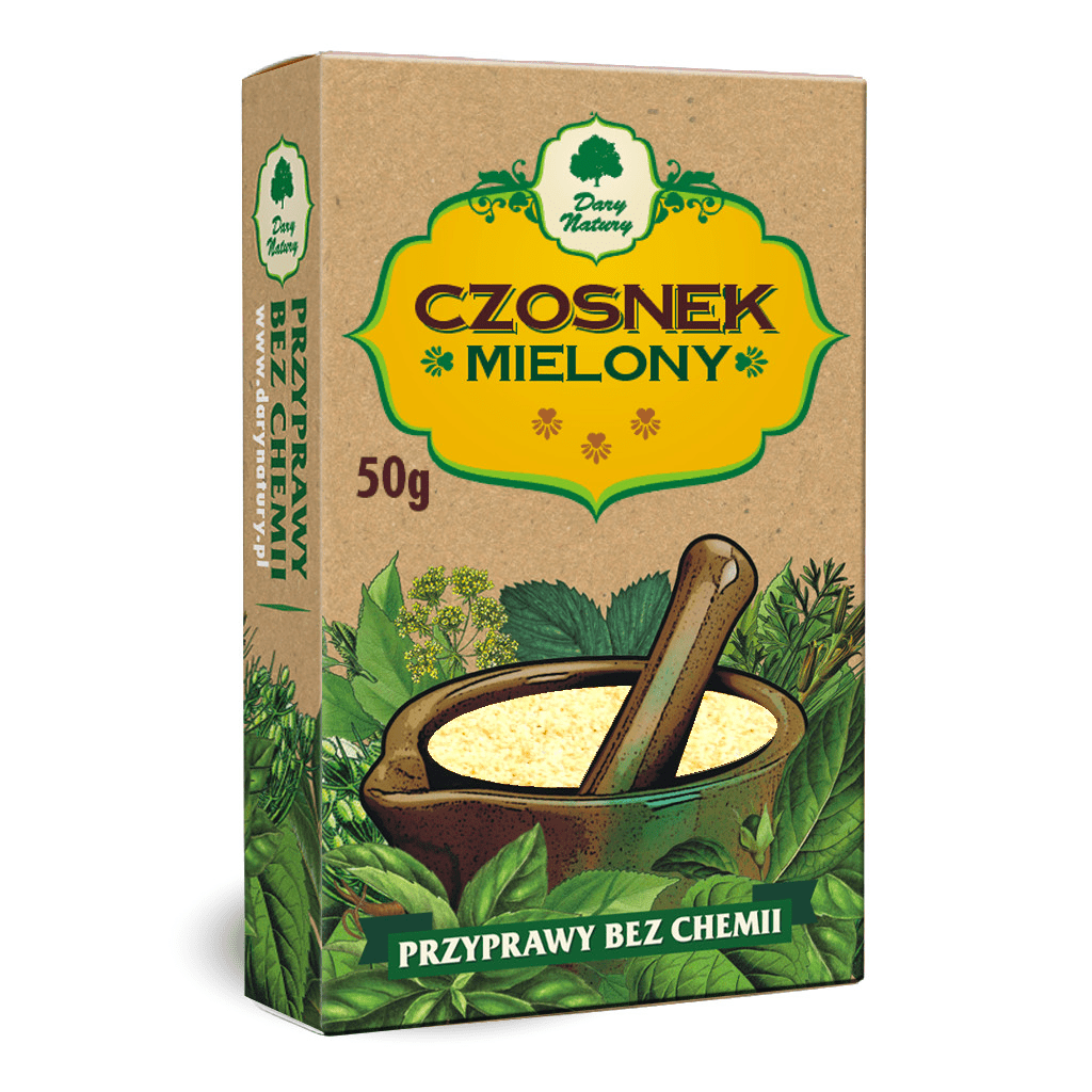 Czosnek mielony 50 g - DARY NATURY
