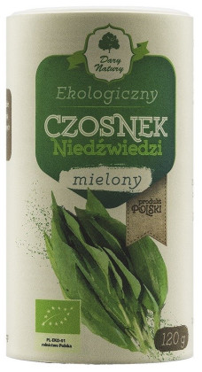 Czosnek niedźwiedzi mielony BIO 120 g - DARY NATURY