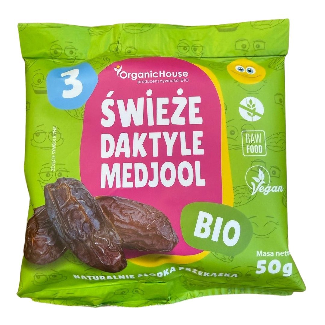Daktyle medjool świeże bezglutenowe BIO 50 g  (3 szt.) - ORGANICHOUSE