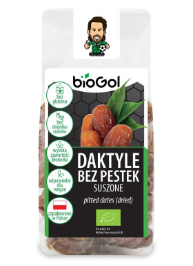 Daktyle suszone bezglutenowe BIO 150 g - BIOGOL