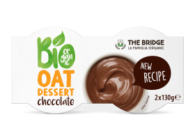 Deser owsiany czekoladowy BIO (2 x 130 g) 260 g - THE BRIDGE
