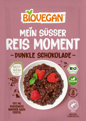 Deser ryżowy instant czekoladowy bezglutenowy BIO 60 g - BIOVEGAN