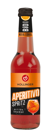 Drink musujący bezalkoholowy aperitivo spritz BIO 330 ml - HOLLINGER