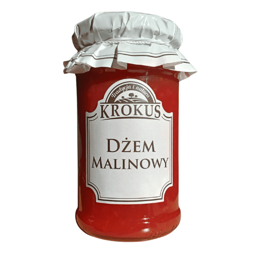 Dżem malinowy o obniżonej zawartości cukru 235 g - KROKUS