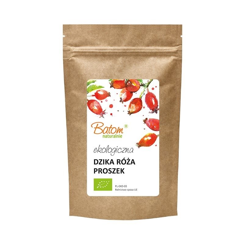 Dzika róża proszek BIO 100 g - BATOM