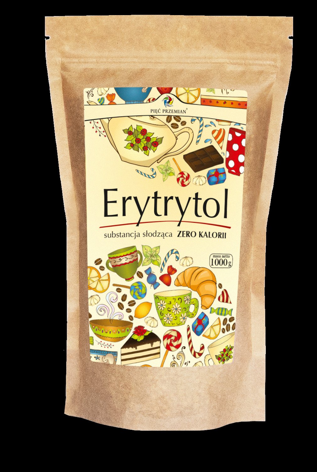 Erytrytol 1 kg - PIĘĆ PRZEMIAN