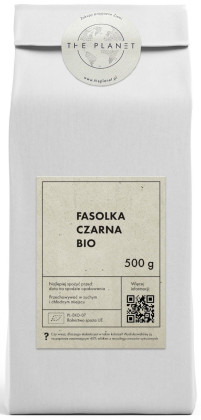 Fasolka czarna BIO 500 g - THE PLANET