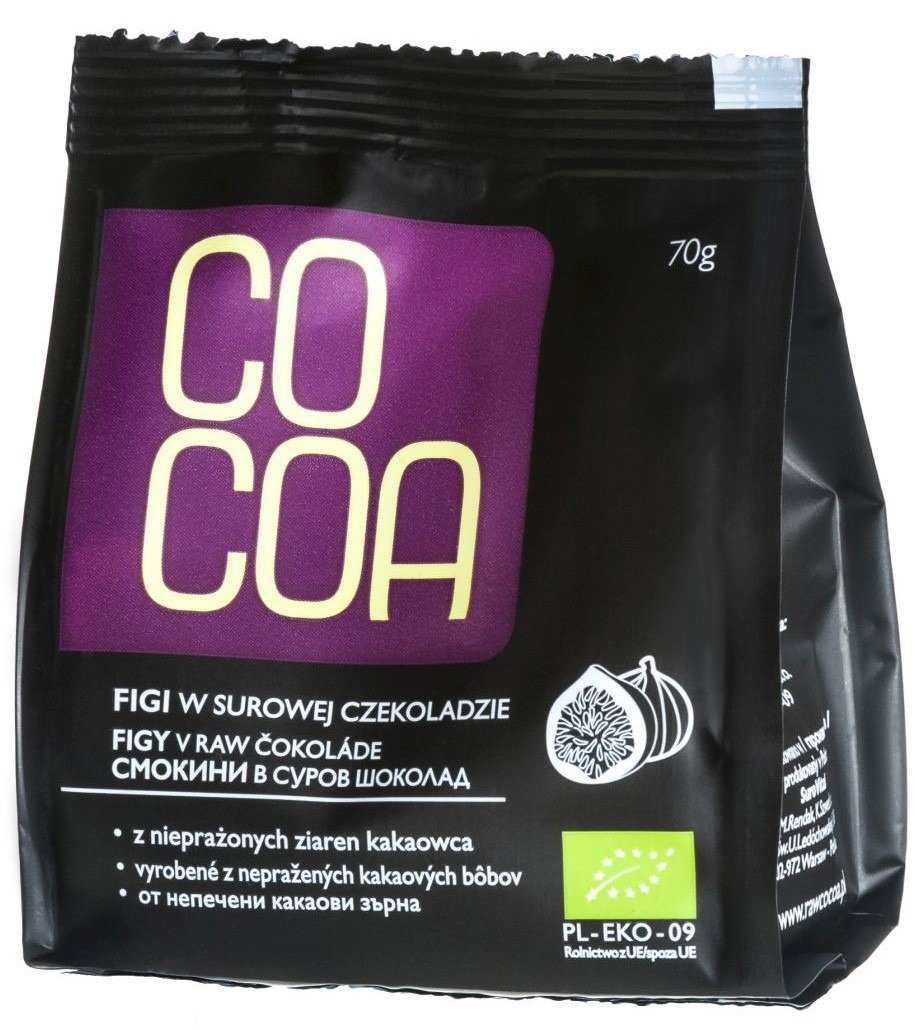 Figi w czekoladzie surowej BIO 70 g - COCOA