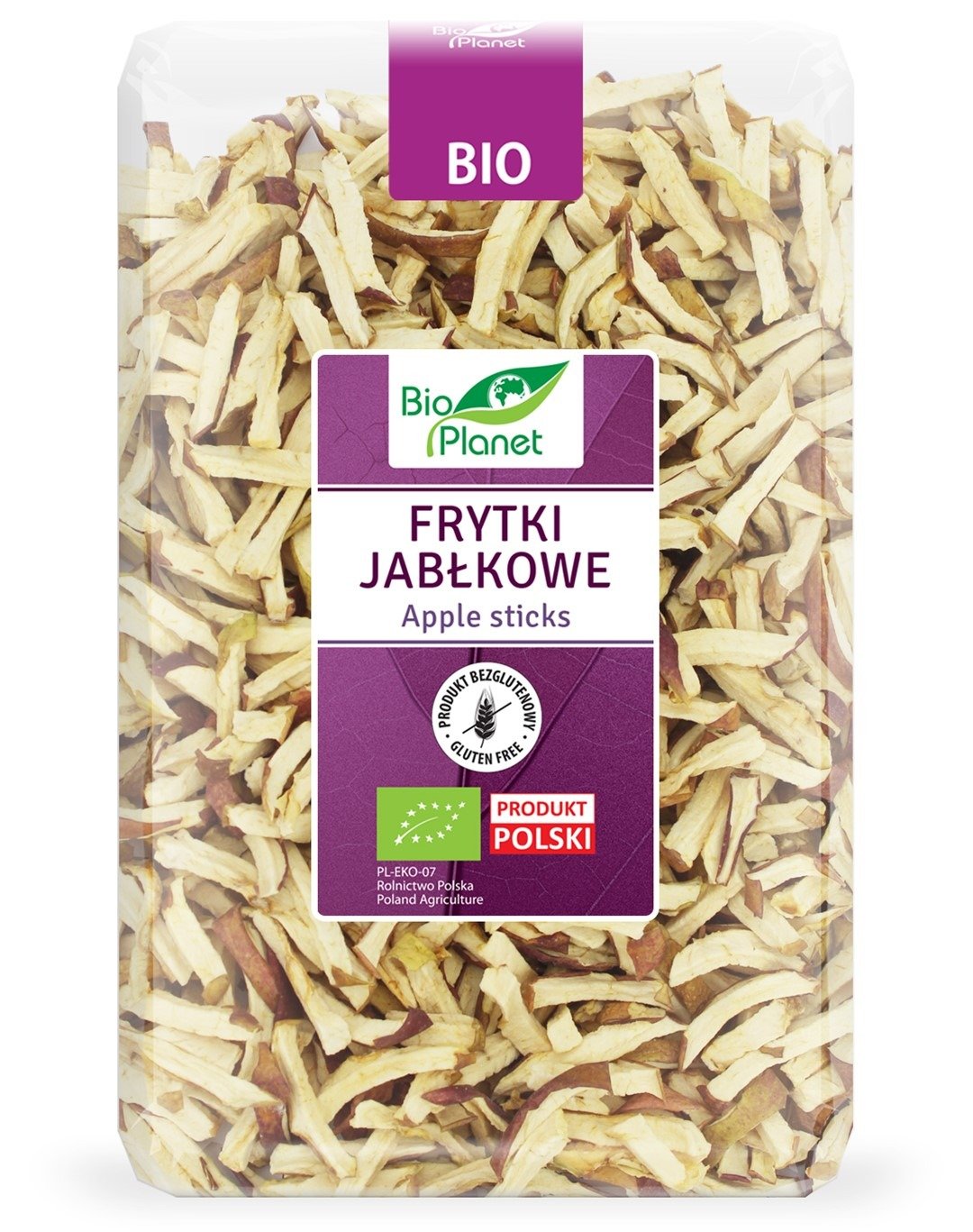 Frytki jabłkowe bezglutenowe BIO 300 g - BIO PLANET