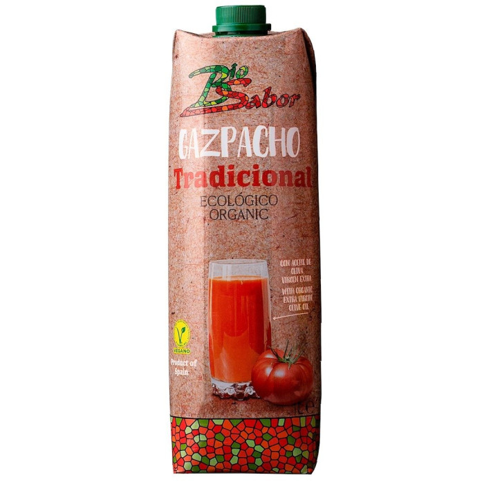 Gazpacho (hiszpańska zupa warzywna) BIO 1 L - BIOSABOR