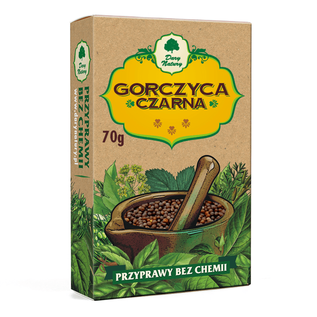 Gorczyca czarna 70 g - DARY NATURY