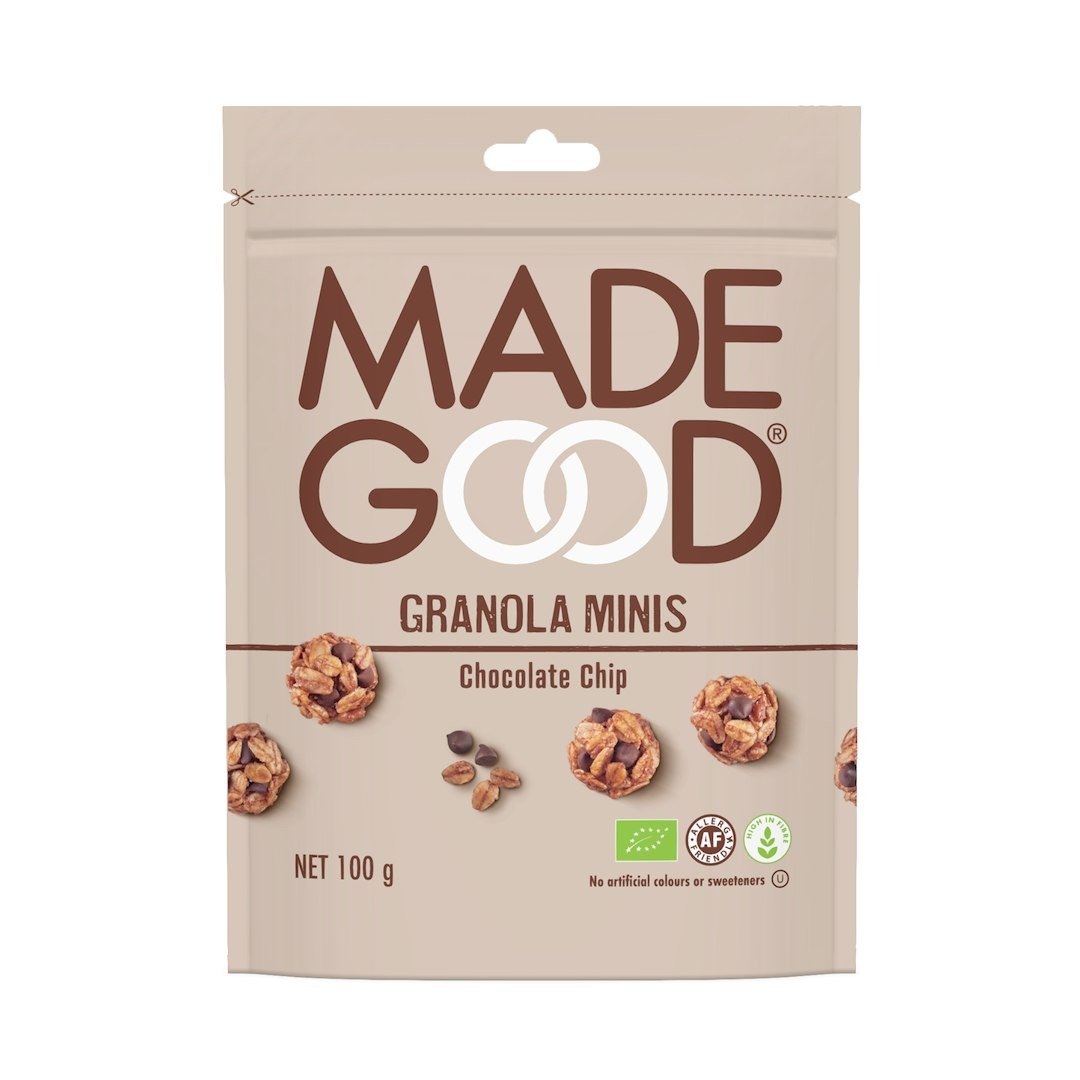Granola minis z czekoladą bezglutenowa BIO 100 g - MADEGOOD